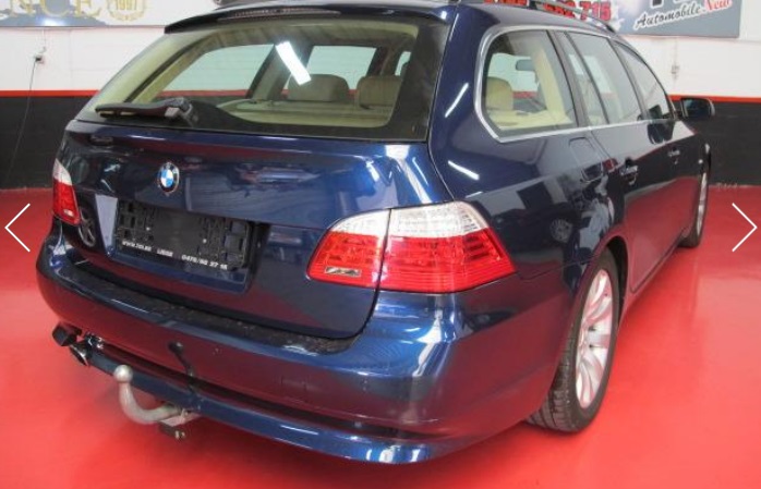 Left hand drive BMW 5 SERIES 520 D TOURING